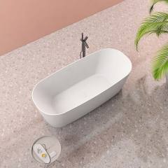 Exporter New Oval Freestanding Artificial Stone Bathtub TW-8606