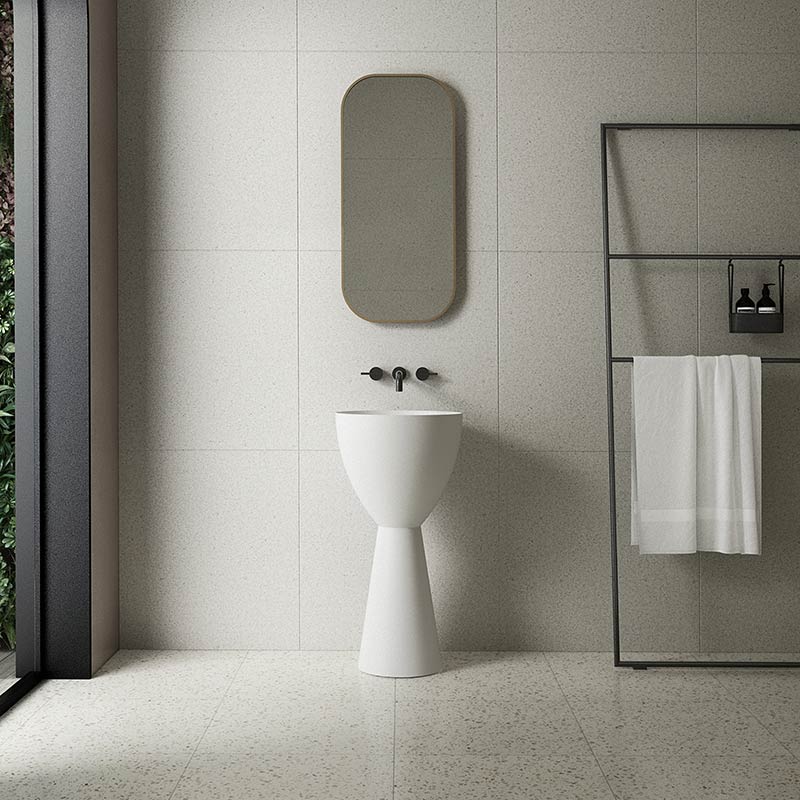 Wholesale High End Quality Round Freestanding Pedestal Sink Bathroom Wash Basin TW-Z361