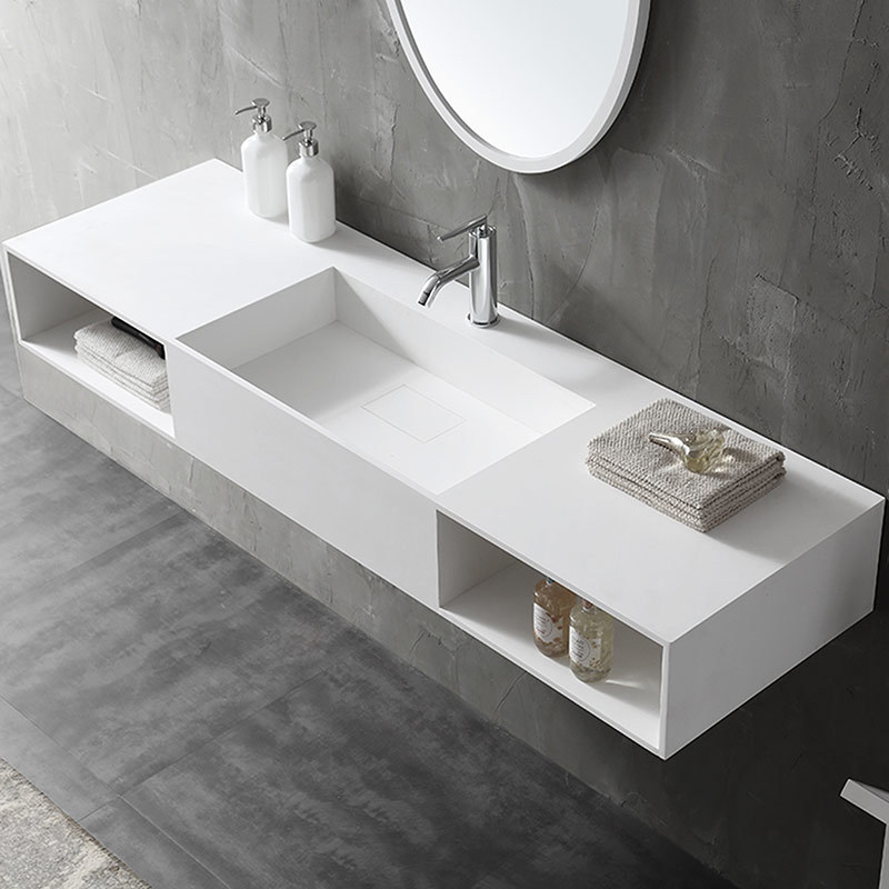 Hot Style Wholesale Wall Hung Solid Surface Wash Basin TW-G233