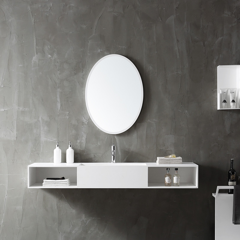 Hot Style Wholesale Wall Hung Solid Surface Wash Basin TW-G233