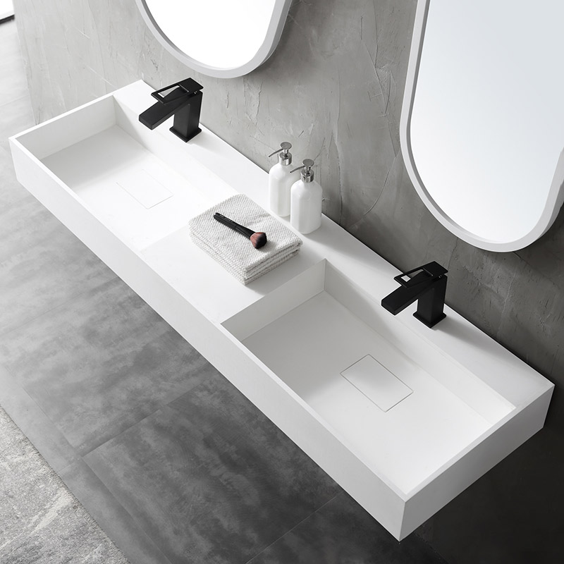 Wholesale Fashion Wall Hung Solid Surface Wash Basin TW-G231