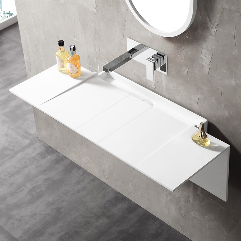 Manufacturer Wall Hung Solid Surface Wash Basin TW-G281