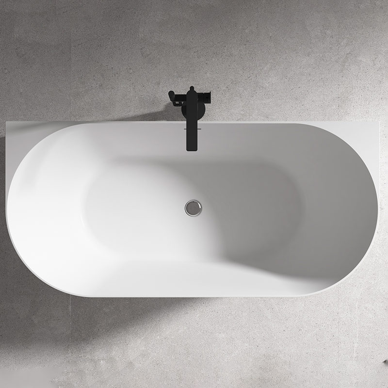 Hot Style Großhandel Back-to-Wall freistehende Acrylbadewanne TW-7725