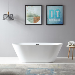 Großhandel hochwertige ovale freistehende Acrylbadewanne XA-121