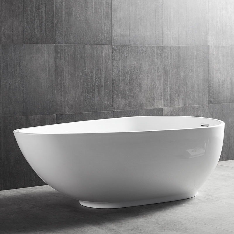 Wholesale Price Egg-shaped Freestanding Acrylic Bathtub XA-178