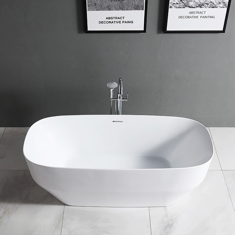 Lieferant Ovale freistehende Acrylbadewanne TW-7711