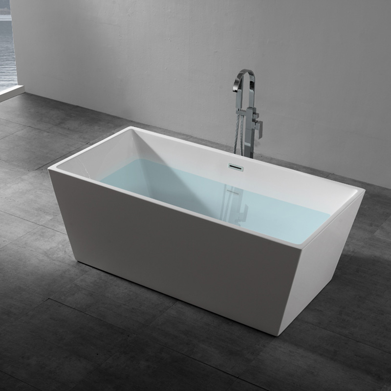 Popular Wholesale Designer Rectangle Freestanding Acrylic Bathtub XA-123