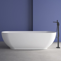 Popular Wholesale Designer Oval Freestanding Artificial Stone Bathtub XA-8851