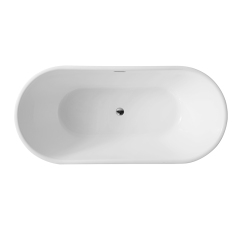 Hot Style Großhandel Ovale freistehende Acrylbadewanne TW-6607