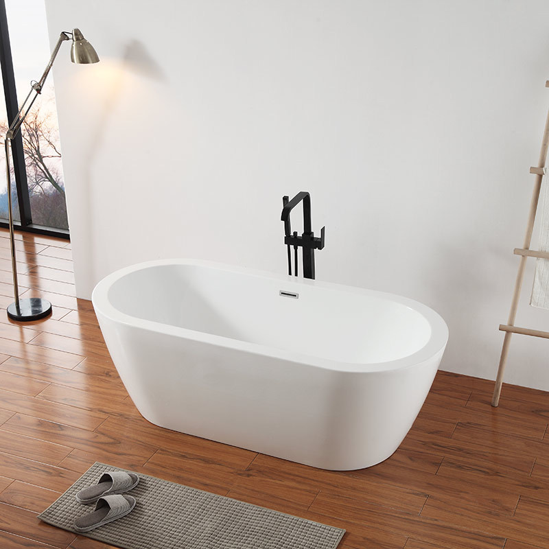 Popular Wholesale Designer Oval Freestanding Acrylic Bathtub TW-6682