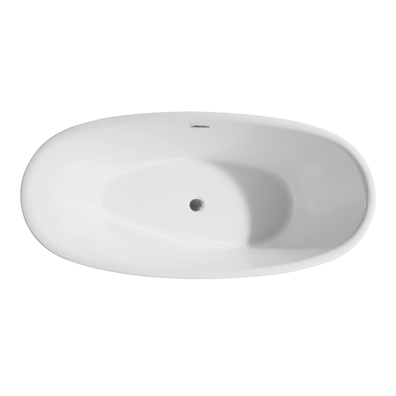 China Wholesale Factory Oval Freestanding Acrylic Bathtub TW-6632