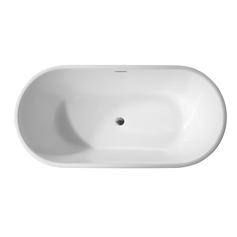 Großhandel Mode ovale freistehende Acrylbadewanne TW-6606