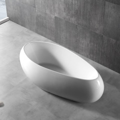 Beliebte Großhandel Designer Oval freistehende Acrylbadewanne TW-6628