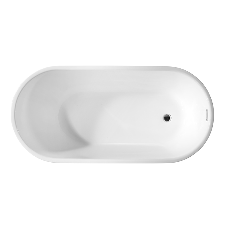 Beliebte Großhandelsdesigner-ovale freistehende Acrylbadewanne TW-6608