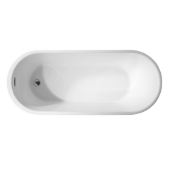 China Wholesale Factory Ovale freistehende Acrylbadewanne TW-6615