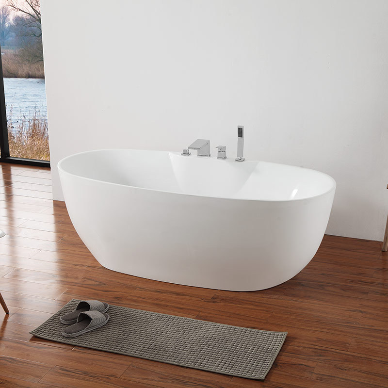 Hot Style Großhandel Ovale freistehende Acrylbadewanne TW-6680