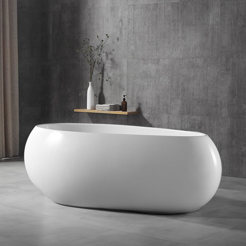 Beliebte Großhandel Designer Oval freistehende Acrylbadewanne TW-6628