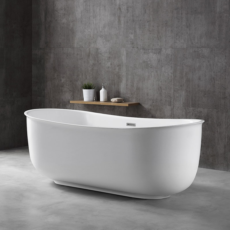 Hot Style Großhandel Ovale freistehende Acrylbadewanne TW-6607