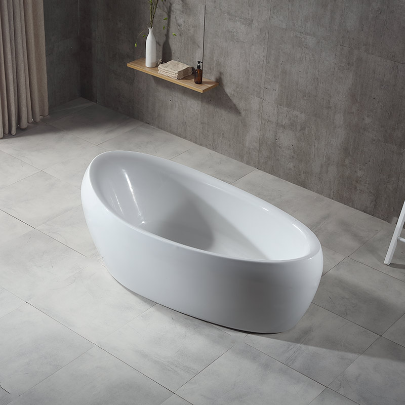 Wholesale High End Quality Oval Freestanding Acrylic Bathtub TW-6616