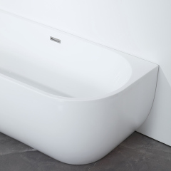 Hochwertige freistehende Eckbadewanne aus Acryl mit einzigartigem Design im Großhandel TW-6650L/R