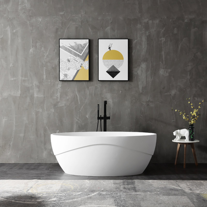 Quality Wholesale Unique Design Oval Freestanding Acrylic Bathtub TW-6609