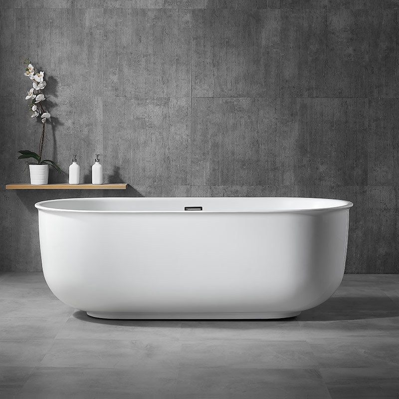 Großhandel Mode ovale freistehende Acrylbadewanne TW-6606