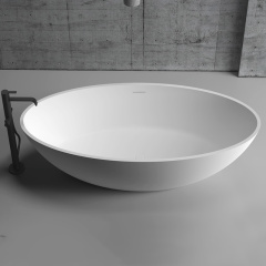 China Wholesale Factory Colorful Oval Freestanding Artificial Stone Bathtub XA-8803