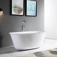 China Wholesale Factory Oval Freestanding Acrylic Bathtub TW-6632