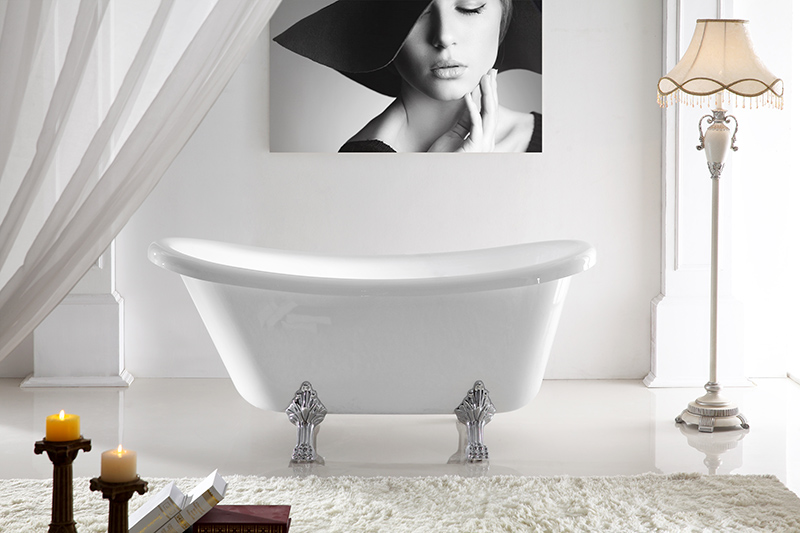 Freestanding Acrylic Clawfoot Bathtub XA-506