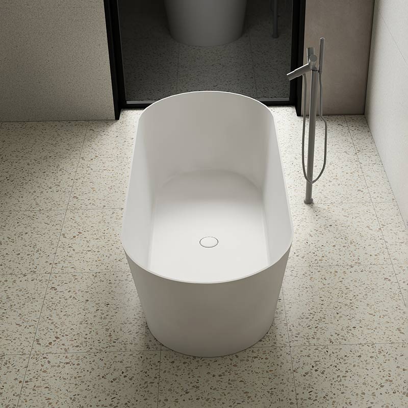 Exporteur Ovale freistehende Badewanne aus Kunststein XA-8861