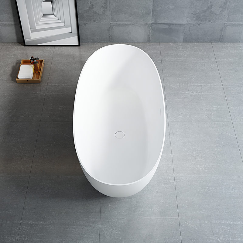 Popular Wholesale Designer Oval Freestanding Solid Surface Bathtub XA-8507