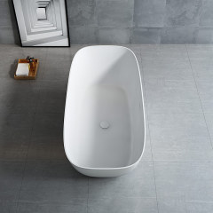 Hot Style Großhandel Ovale freistehende Badewanne mit fester Oberfläche XA-8508