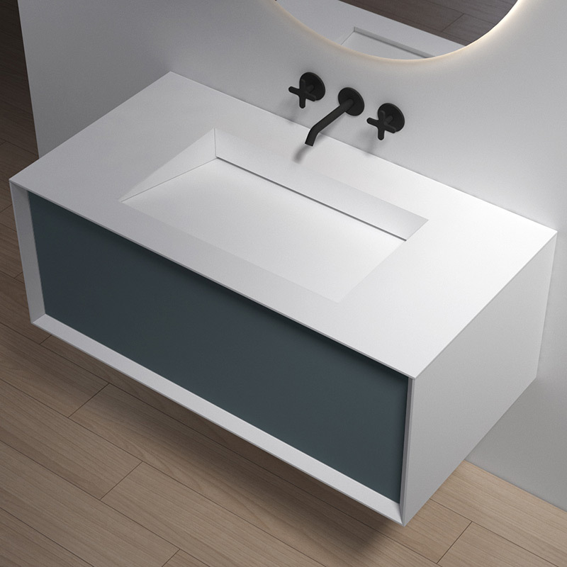 Manufacturer Single Under Counter Sink Floating Bathroom Vanity Cabinet TW-2501