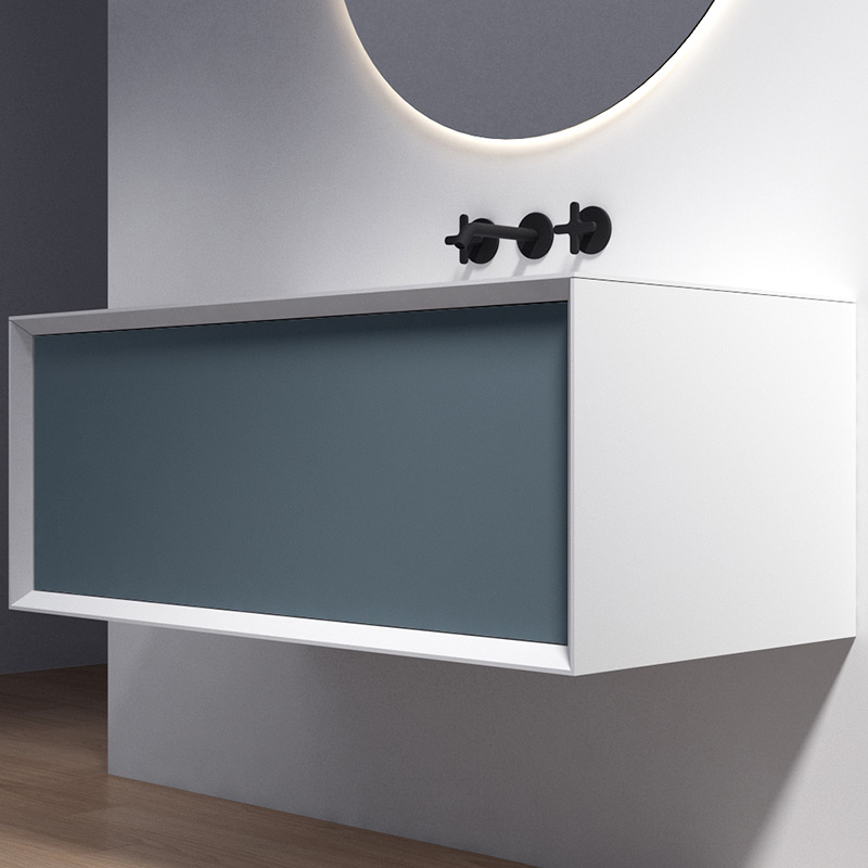 Manufacturer Single Under Counter Sink Floating Bathroom Vanity Cabinet TW-2501