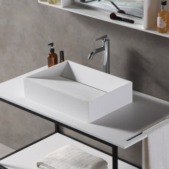 Konsole Waschbecken mit Regal Wandmontierter Badezimmerschrank TW-2013A