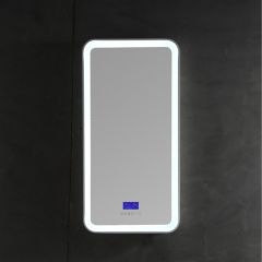 Supplier Rectangle Wall Mounted Bluetooth Bathroom Makeup Vanity Mirror With LED Lights XA-ML82