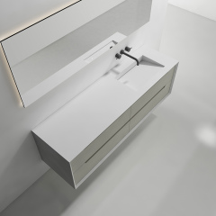 Exporter Single Under Counter Sink Floating Bathroom Vanity Cabinet TW-2803