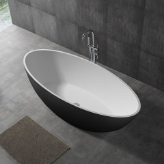 China Wholesale Factory Colorful Oval Freestanding Artificial Stone Bathtub XA-8803