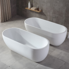 China Wholesale Factory Oval Freestanding Acrylic Bathtub TW-6615