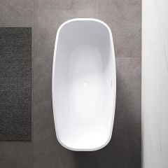 Factory Supply Quality Assurance Oval Freestanding Artificial Stone Bathtub XA-8802