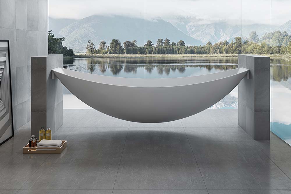 China Hammock Bathtub Factory - T&amp;W 2022 Latest Hammock Bathtub TW-6699 Display