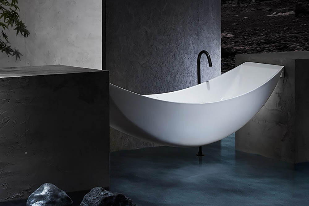 Hersteller von schwimmenden Hängematten-Badewannen - T&amp;W Hammock Bathtub TW-6698 Display