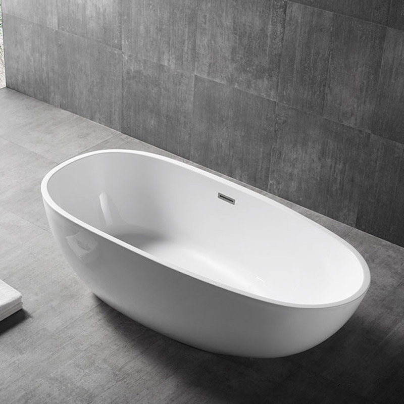 Quality Wholesale Unique Design Egg-shaped Freestanding Acrylic Bathtub XA-158