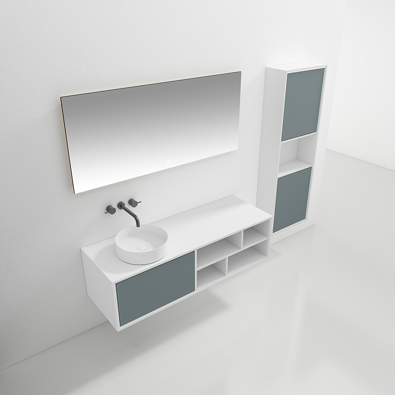 Factory Supply Quality Assurance Single Counter Top Sink Wall Mounted Bathroom Cabinet WBL-0818