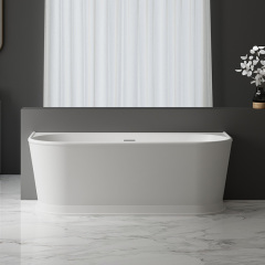 Hot Style Großhandel Back-to-Wall freistehende Acrylbadewanne TW-7797