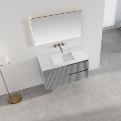 Wholesale Fashion Single Under Counter Sink Wall Mounted Bathroom Cabinet WBL-6111