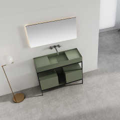 Factory Supply Quality Assurance Console Sink Floor Freestanding Bathroom Cabinet WBL-9503