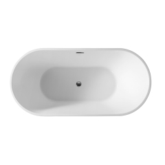 Großhandelspreis Ovale freistehende Acrylbadewanne TW-6672