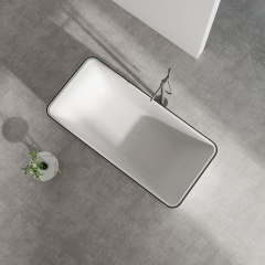 Beliebte freistehende Designer-Badewanne mit fester Oberfläche im Großhandel XA-8827