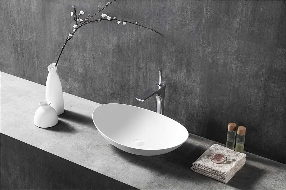 Comparison Of Solid Surface Bathroom Sinks &amp; Ceramic Bathroom Basins